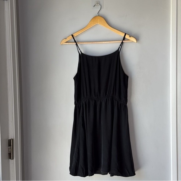 Silk Ruffle Mini Dress - Picture 3 of 5